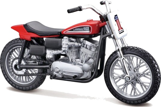 Maisto XR750 1972 Harley Davidson Racing Sykkelmodell 1:18
