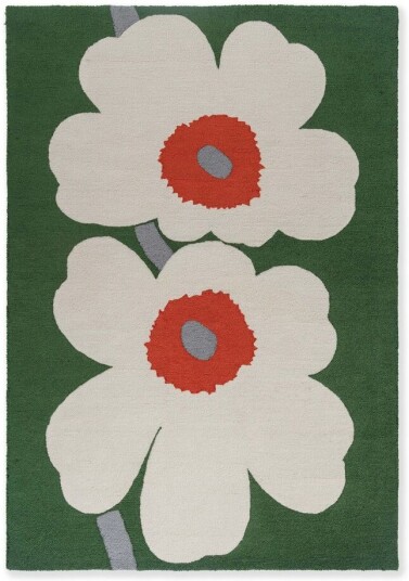 Marimekko Unikko 60-årsjubileum tuftet plastteppe 250x350 cm
