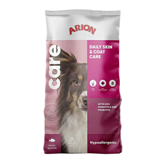Arion Tørrfôr til Hund Hypoallergenic Laks 12 kg for Hud og Pelspleie