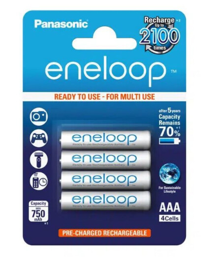 Panasonic Eneloop Aaa / R03 - 4pk