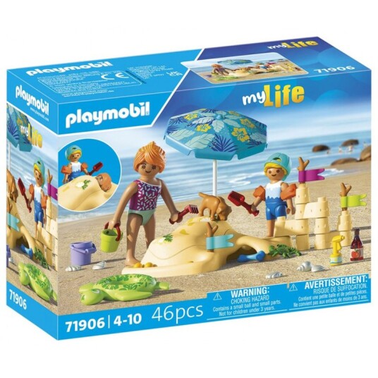 PLAYMOBIL My Life Familiemoro på stranden 71906