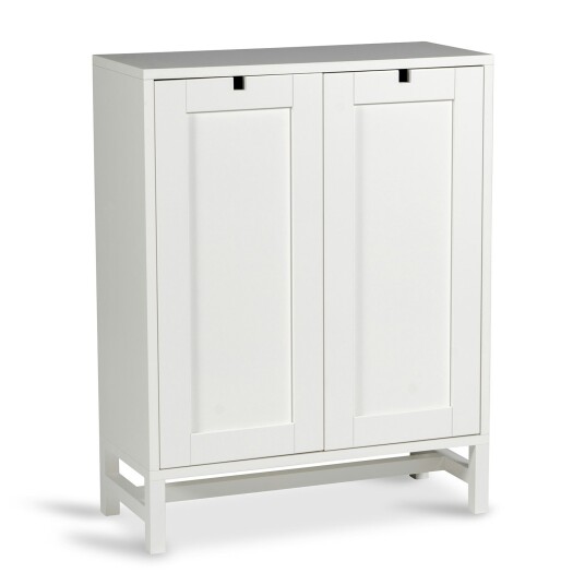 Mavis Falsterbo Cabinet Covered Doors 90 cm White Lacquer Mavis Falsterbo Cabinet Covered Doors 90 cm White Lacquer