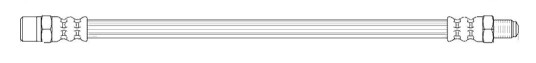 Bremseslange K&K FT4714