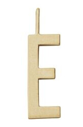 Design Letters Archetype Charm 16 mm Gold A-Z E