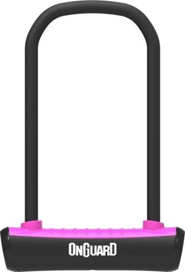 Sykkellås Onguard U-Lock Neon Rosa 115X230 Mm (8153Pn)