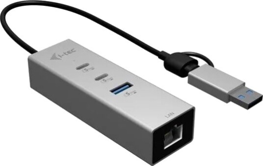 i-tec USB-hub 3 porter grå CAMETALG325HUB