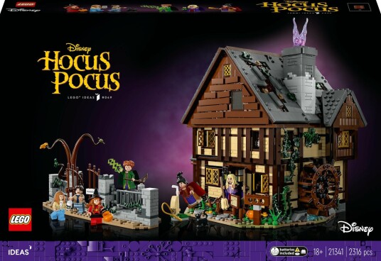 LEGO Ideas 21341 Disney Hocus Pocus: The Sanderson Sisters' Cottage LEGO Ideas 21341 Disney Hocus Pocus: The Sanderson Sisters' Cottage