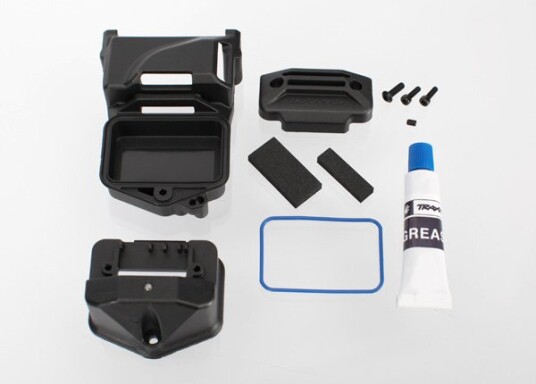Traxxas 6424 Box receiver sealed servo mount/ foam 2/ BCS Traxxas 6424 Box receiver sealed servo mount/ foam 2/ BCS