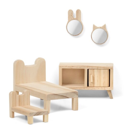 Lundby DIY Møbler Soveromsett
