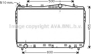 PRASCO DWA2073 Radiator motorkjøling