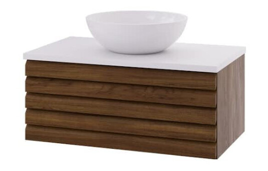 Servantskap Linn Bad Selma 80 cm 1 Skuff 160818ST Servantskap Linn Bad Selma 80 cm 1 Skuff 160818ST