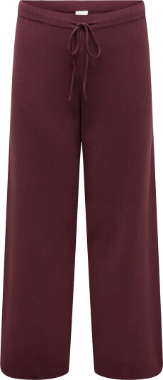 ONLY Carmakoma Carsiteri Mw Wide Pant Knt Burgundy 42 44 x 32