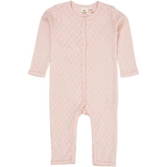 COPENHAGEN COLORS Dusty Rose Pointelle Heart Full Body 92