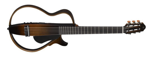 Yamaha Slg200n Nylon Silent Guitar Tobacco Brun Sunburst Finish