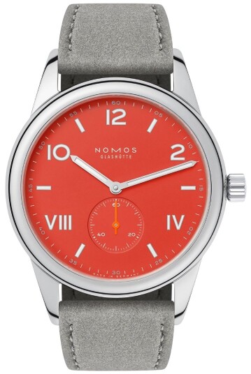 Nomos Glashütte Herreklokke N 723 Club Campus Orange/Lær Ø38.5 mm Nomos Glashütte Herreklokke N 723 Club Campus Orange/Lær Ø38.5 mm