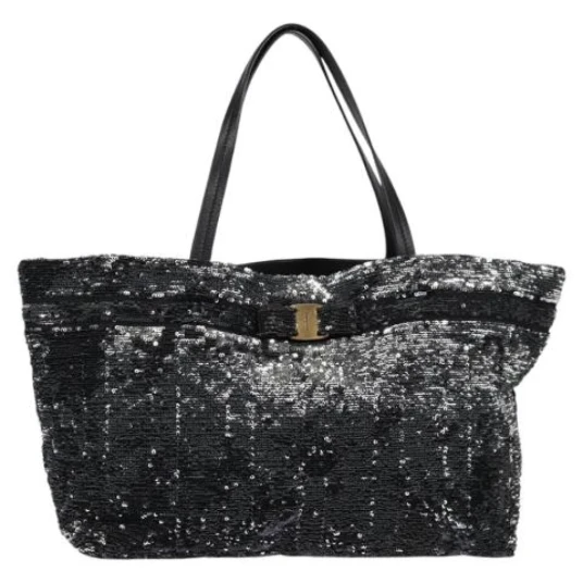 Salvatore Ferragamo Dame Svart