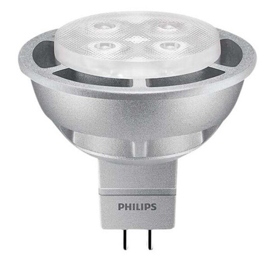 Philips lyspære LED 6,3W 12V GU5,3 Dimbar