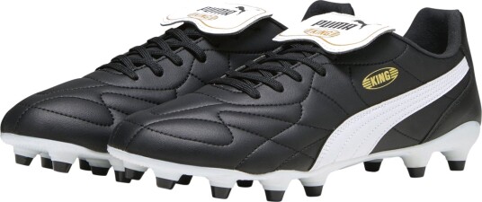 PUMA King Top FG/AG Fotballsko Svart 46