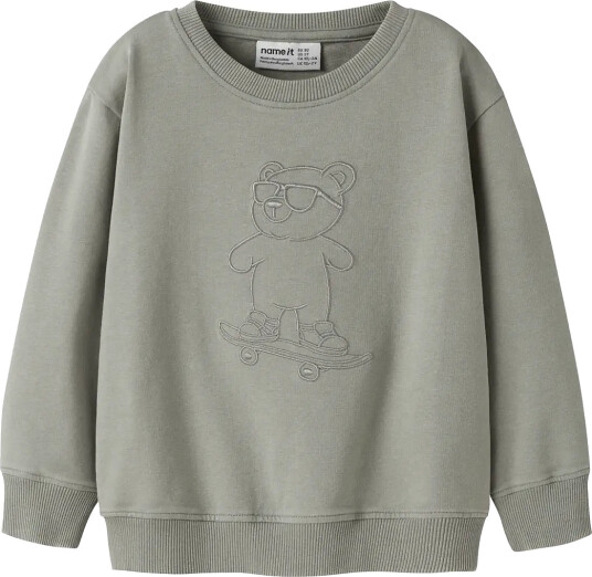 Name It Nmmdalk Ls Nreg Sweat Unb Khaki green 98 Name It Nmmdalk Ls Nreg Sweat Unb Khaki green 98