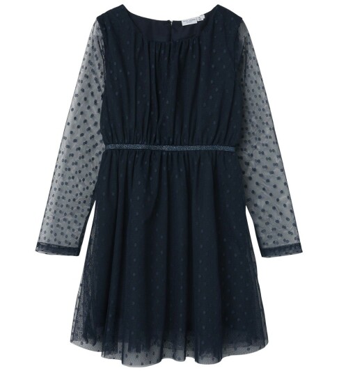 name it Nkfvabos Ls Dress Noos - Navy - 134 name it Nkfvabos Ls Dress Noos - Navy - 134