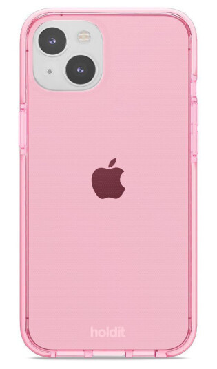 Holdit iPhone 14 Plus Seethru Deksel - Bright Pink