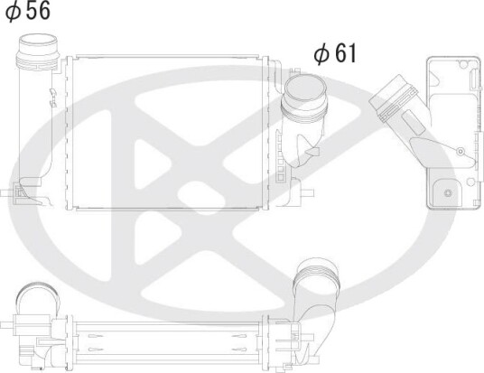 Intercooler KOYORAD IA020141
