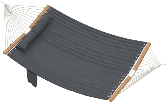 Utendørs hengekøye med pute og magasinlomme – 200x140cm Utendørs hengekøye med pute og magasinlomme – 200x140cm