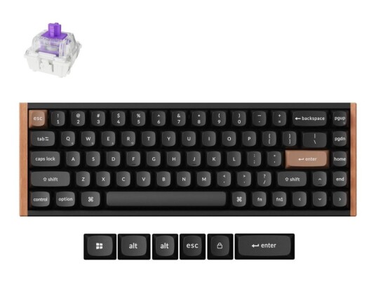 Keychron K6 HE K6H F1 Svart