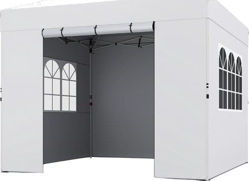 Vanntett Pop-Up Partytelt med 4 Sidevegger 3 x 3 m