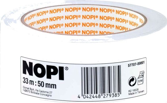 Tesa Nopi Gipsremse 33m x 50mm Hvit