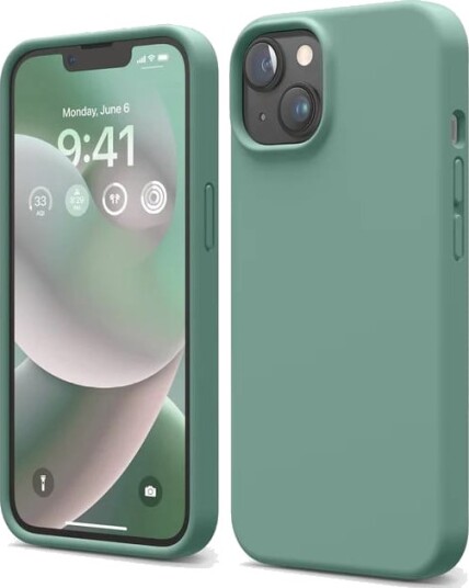Elago silikondeksel (iPhone 14 Plus) Mosegrønn
