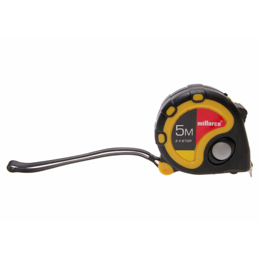 Millarco Målebånd Med Stopp 19mm X 5m