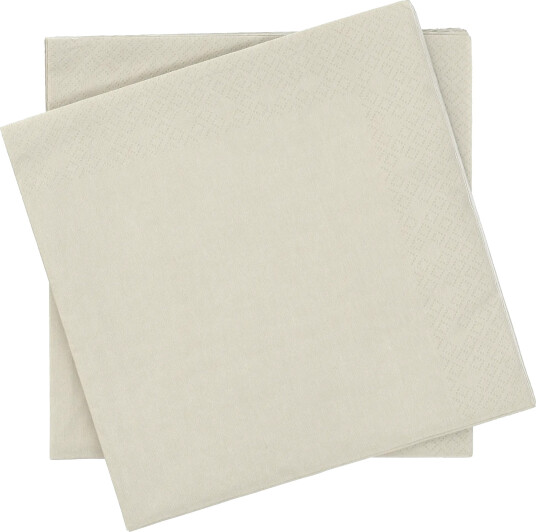 Scandi Essentials Plain papirserviett Beige 20 pakning 40x40 cm Scandi Essentials Plain papirserviett Beige 20 pakning 40x40 cm