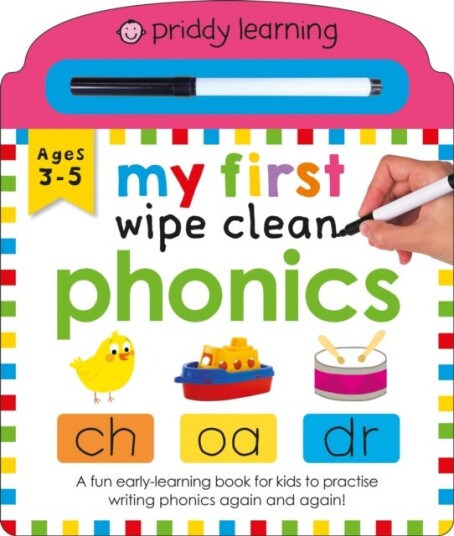 My First Wipe Clean Phonics Av Priddy Books, Roger Priddy