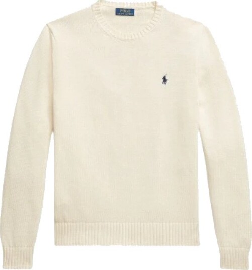 Polo Ralph Lauren Cotton Crewneck Sweater Yellow S Polo Ralph Lauren Cotton Crewneck Sweater Yellow S