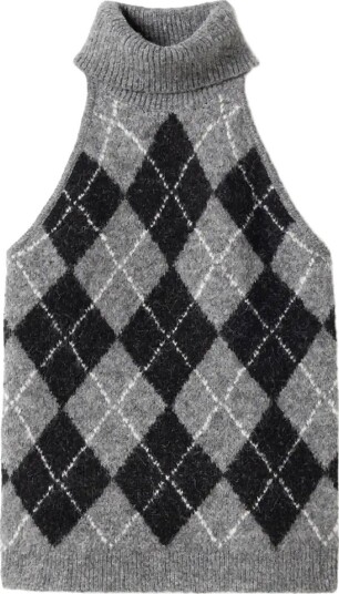 Noella N Lajoianna Knit Top BLACK GREY MIX L