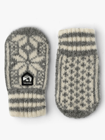 Hestra Kids' Nordic mitt Grå 1