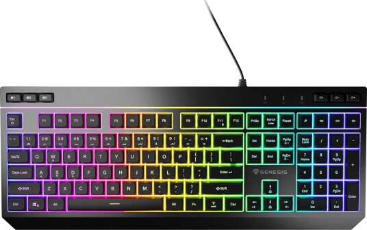 Genesis Rhod 530 Tastatur RGB Engelsk Layout Svart Genesis Rhod 530 Tastatur RGB Engelsk Layout Svart