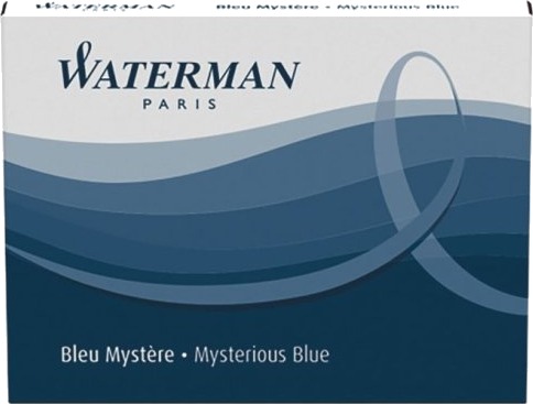 Waterman Mysterious Blue blekkpatroner 8 stk S0110910