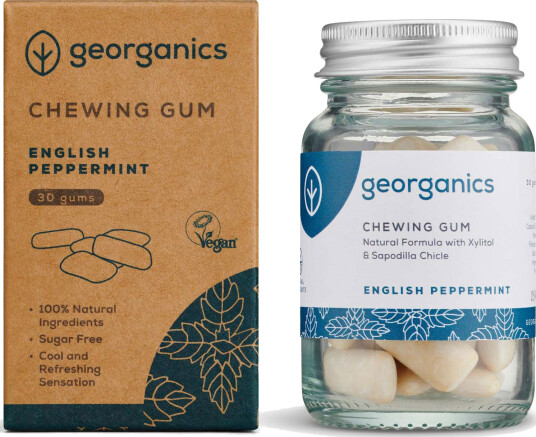 Xylitol Tyggegummi GEORGANICS Peppermint 30 stk. Xylitol Tyggegummi GEORGANICS Peppermint 30 stk.
