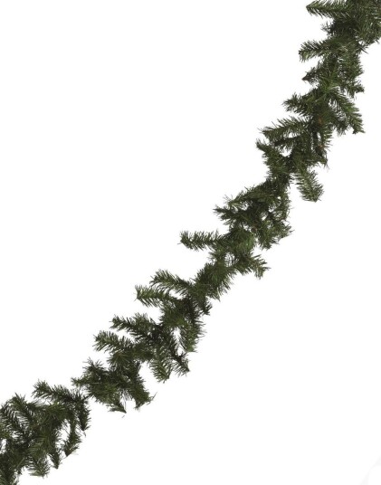 Fyldig Grønn Grangirlander / Julegirlander med 200 grener 270 cm