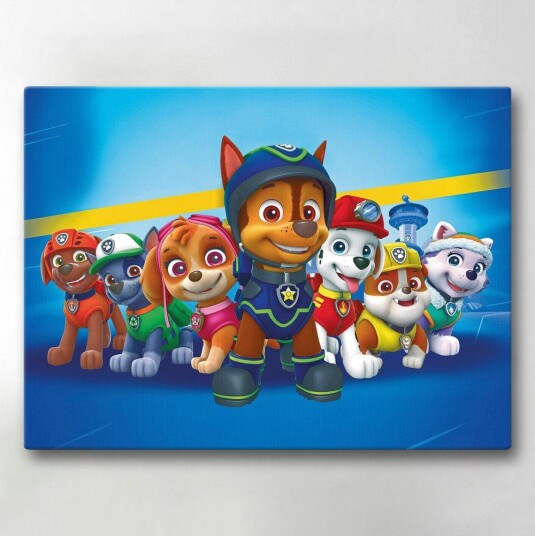 Lerretsbilde / Bilde - Paw Patrol - 40x30 cm - Lerret