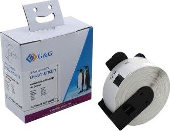 G&G Etiketten Rolle Kompatibel Ersetzt Brother Dk 11201 90 X 29 Mm Papier Weiß 400 St. Permanent Adress Etiketten 14948 14948