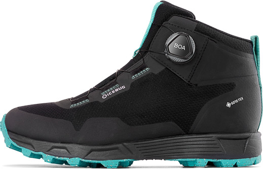 Icebug Rover Mid Women's RB9X GTX   Black/Mint