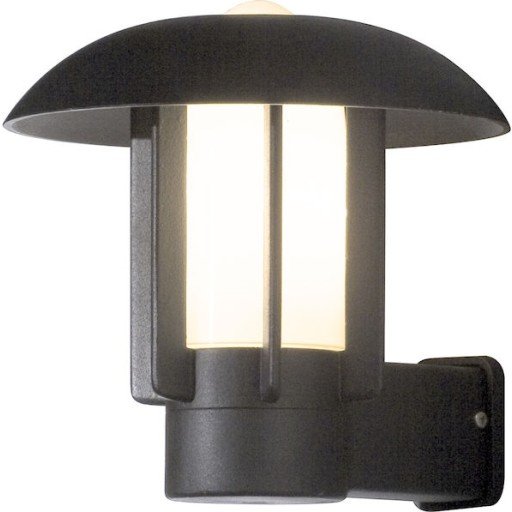 Konstsmide Heimdal Utendørs Vegglampe Opal/Svart Konstsmide Heimdal Utendørs Vegglampe Opal/Svart