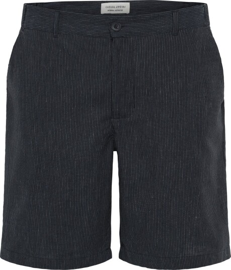 Casual Friday Cfelian 0207 Striped Linen Mix Shor Navy L