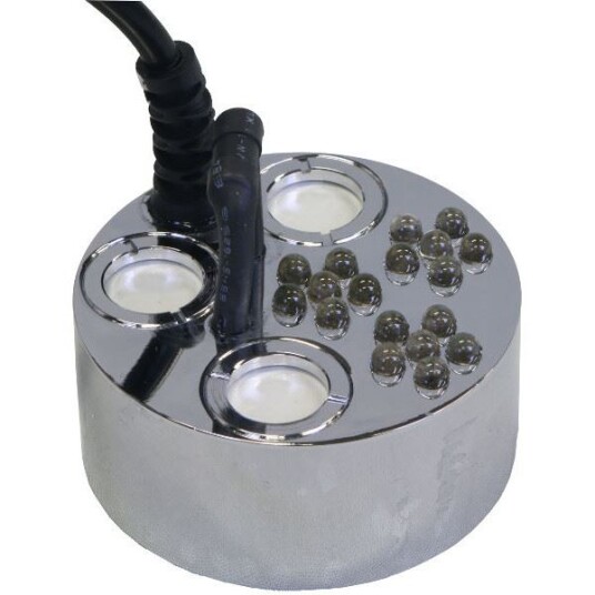 Tåkemaskin 3 utblås og LED belysning