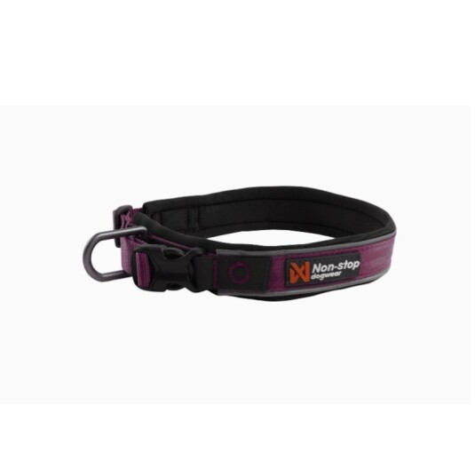 Non-Stop Dogwear Roam Collar Polstret Hundehalsbånd Large lilla