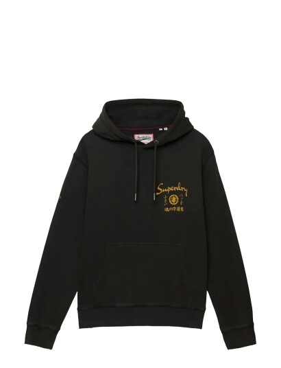 Superdry Tokyo Narrative Loose Hood   Navy   XL