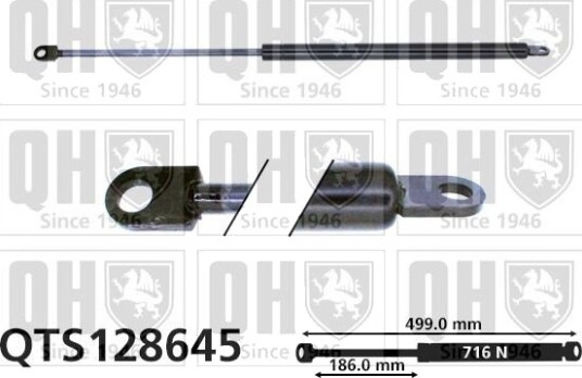 QUINTON HAZELL QTS128645 Baklukedemper